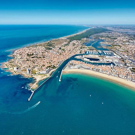 Appartement Moderne Au Centre-Ville, 150M Plage, Wifi, Confort Ideal Pour Familles - Fr-1-92-876 Les Sables-dʼOlonne Kültér fotó