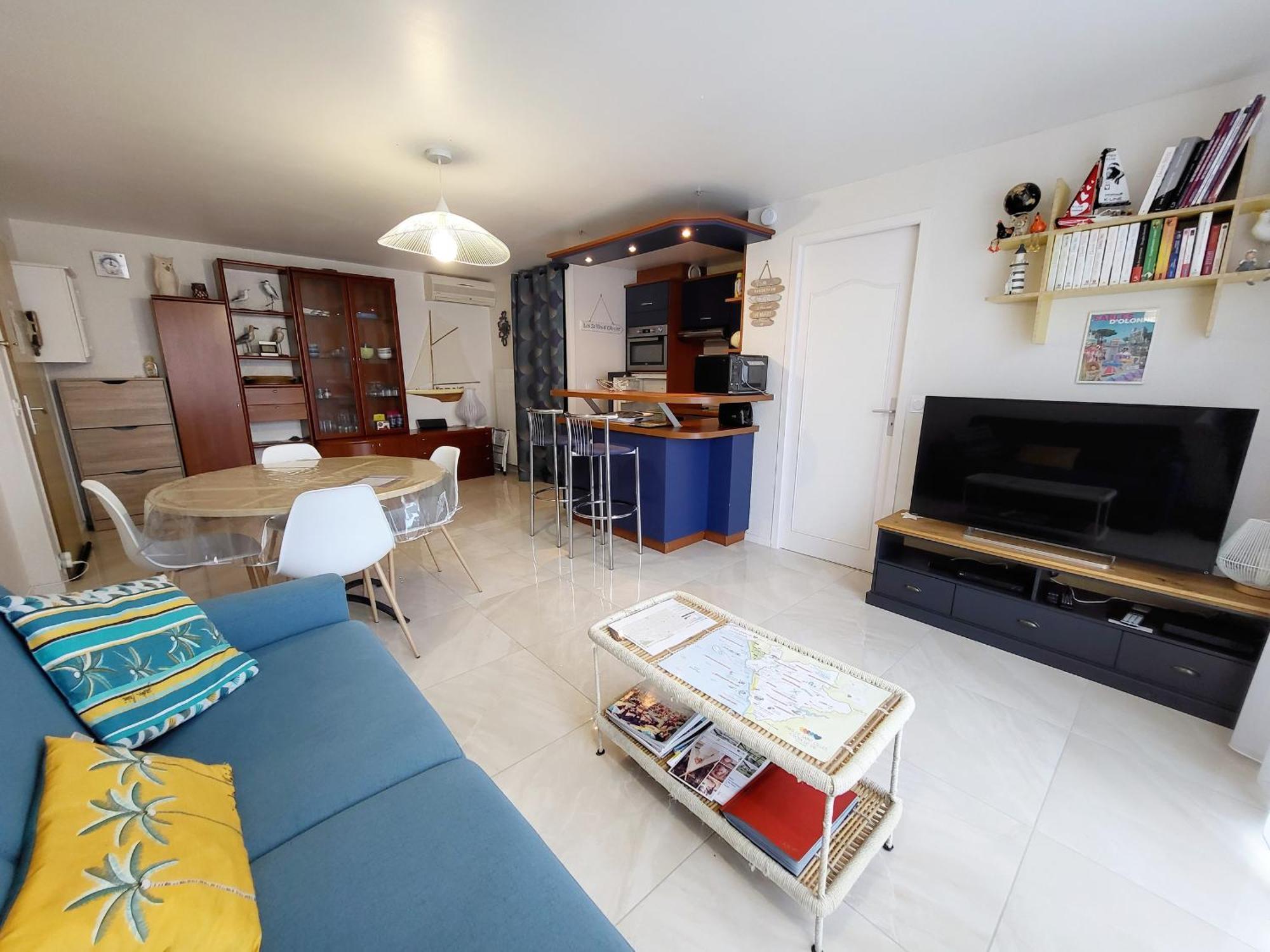 Appartement Moderne Au Centre-Ville, 150M Plage, Wifi, Confort Ideal Pour Familles - Fr-1-92-876 Les Sables-dʼOlonne Kültér fotó